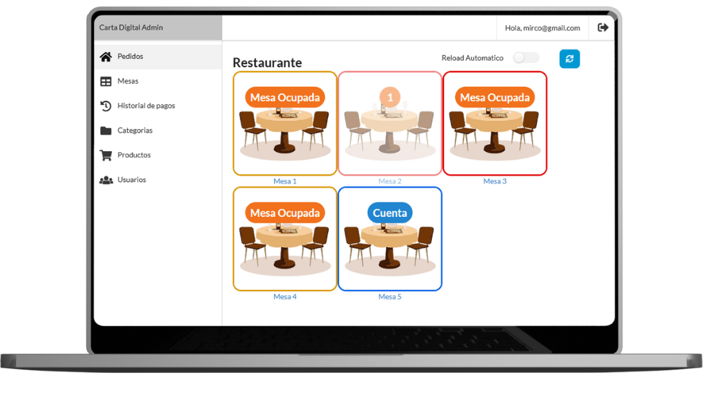 DigiCard - Sistema de Gestión Multi-Tenant para Restaurantes